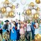 Gold and Silver Latex Balloons, 60 Pcs 12 Inch Metallic Gold Silver and White Confetti Balloons